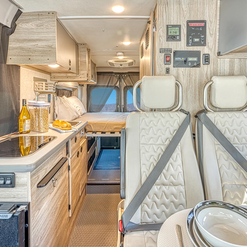 Class B Campervan Living Area