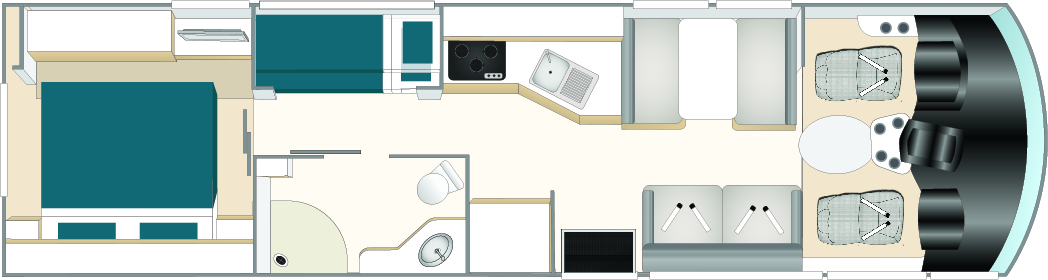 Class A Luxury Sleeper (AF) for Rent 